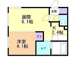 間取図画像 1LDK