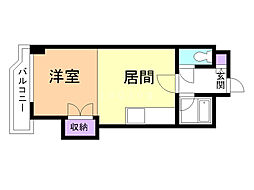 間取図画像 1LDK