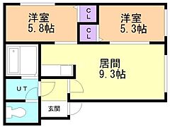 物件の間取り