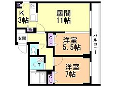 物件の間取り