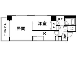 シェモア・南1条 1LDKの間取図画像