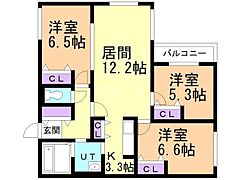 物件の間取り