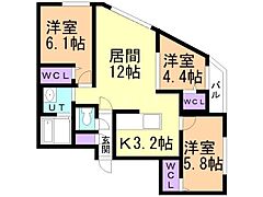 物件の間取り