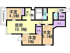 物件の間取り