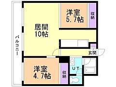 物件の間取り
