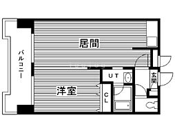 グランカーサ南9条 1LDKの間取図画像