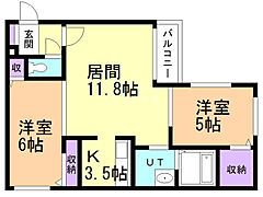 物件の間取り