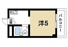 奈良県奈良市尼辻中町（賃貸マンション1R・2階・16.96㎡） その2