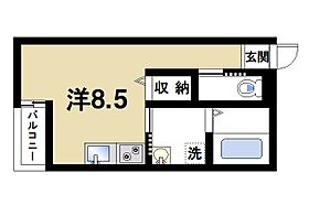 奈良県奈良市富雄北1丁目（賃貸アパート1R・2階・23.90㎡） その2