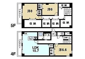 奈良県奈良市三条栄町（賃貸マンション3LDK・4階・107.68㎡） その2