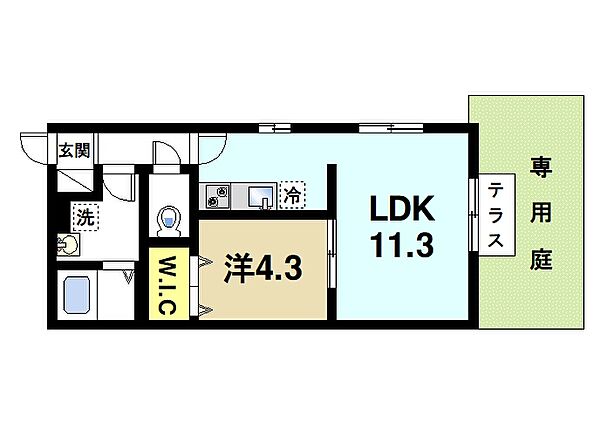 グレイス田原本 ｜奈良県磯城郡田原本町大字秦庄(賃貸アパート1LDK・1階・37.26㎡)の写真 その2