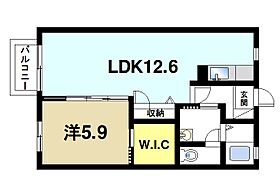 奈良県奈良市七条1丁目（賃貸アパート1LDK・2階・44.33㎡） その2