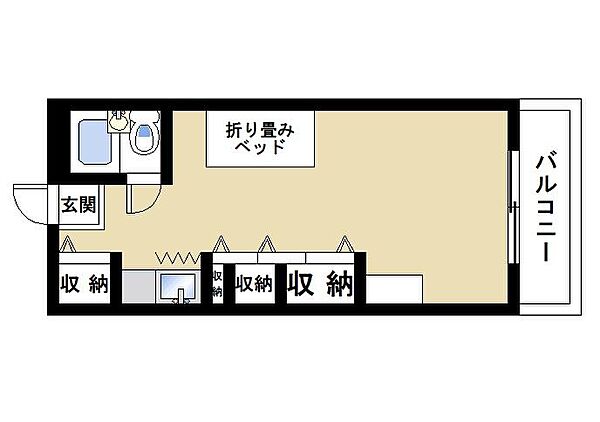 一條館 ｜奈良県奈良市法蓮町(賃貸マンション1R・3階・27.00㎡)の写真 その2