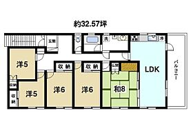 奈良県奈良市鵲町15-3（賃貸テラスハウス5LDK・2階・107.67㎡） その2