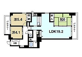 奈良県奈良市三条宮前町（賃貸マンション3LDK・6階・80.64㎡） その2