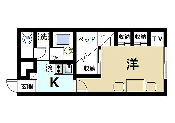 レオパレス佐保川 ｜奈良県奈良市法華寺町(賃貸マンション1K・2階・23.18㎡)の写真 その2