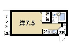 奈良県奈良市あやめ池南2丁目（賃貸マンション1R・1階・19.95㎡） その2