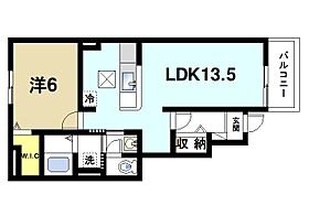 奈良県生駒市松美台（賃貸アパート1LDK・1階・46.00㎡） その2