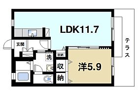 奈良県奈良市五条3丁目（賃貸アパート1LDK・1階・41.50㎡） その2