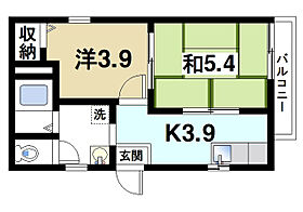 奈良県奈良市高畑町（賃貸アパート2K・2階・30.00㎡） その2