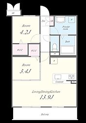 レトワール今川 5階/502