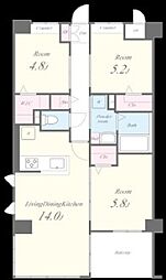 APエルテージ地行 4階/-