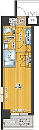 アクタス桜坂レノア 1Kの間取図画像