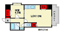 K.ステーション大橋 1LDKの間取図画像