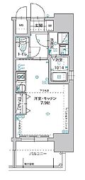 アルファシオリエンソ 1Kの間取図画像