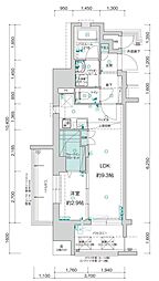 アクタス薬院グランプレイス 1LDKの間取図画像