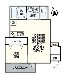 アクラス West Park 今川 3階