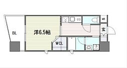 ラファセエスティエラ赤坂 1Kの間取図画像