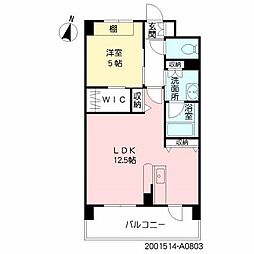 サーディン大名 1LDKの間取図画像