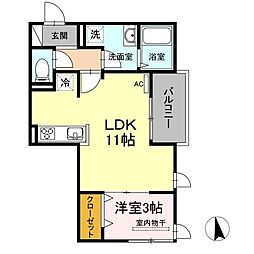 コンフォール西新 3階/-
