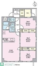 間取図画像 2SLDK