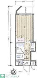 フェニックス桜上水 1Kの間取図画像