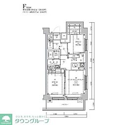 crealpremier明大前 1SLDKの間取図画像