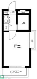 プライムガーデン桜上水 1Kの間取図画像