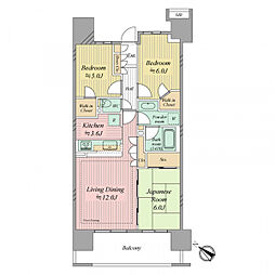 アーバンコート 3LDKの間取図画像
