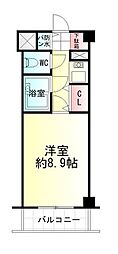 ホーユウコンフォルト南光台 1Kの間取図画像