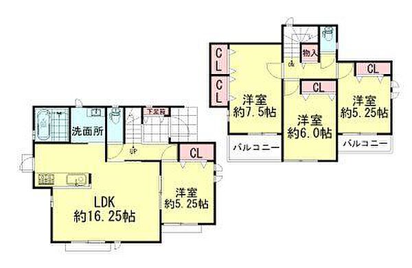 間取りを拡大表示