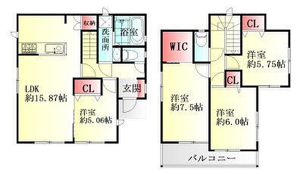間取りを拡大表示