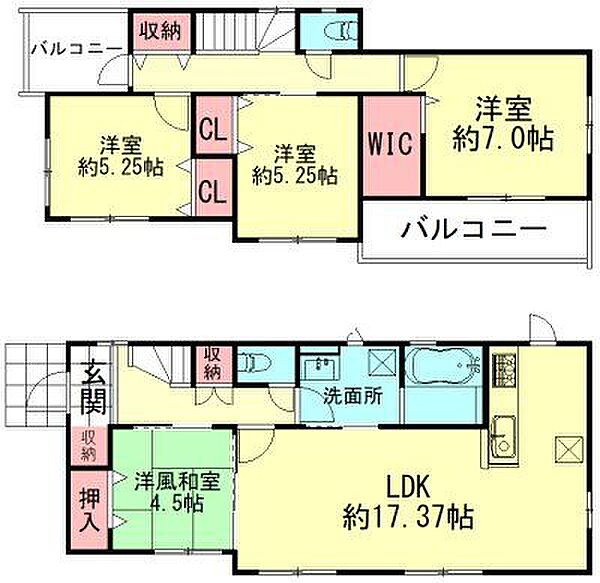 間取りを拡大表示