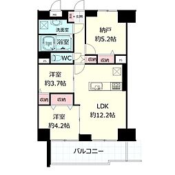 間取図画像 2SLDK