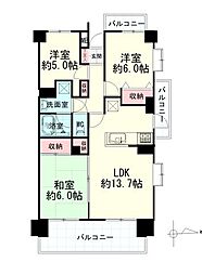間取図画像 3LDK