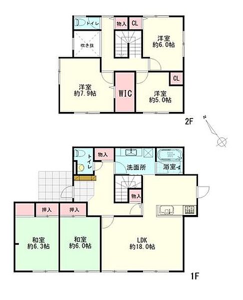 間取りを拡大表示