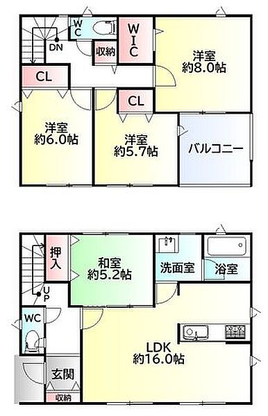 間取りを拡大表示