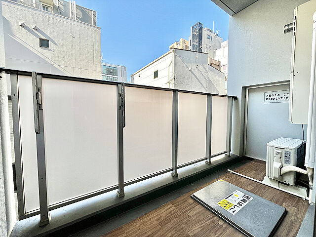 バルコニー シティインデックス千代田秋葉原〜ペット可、完成〜 3階/305