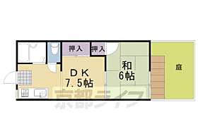 ハイツ永楽 105 ｜ 京都府京都市西京区山田弦馳町（賃貸アパート1DK・1階・30.58㎡） その2