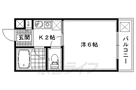 鳴滝グリーンハイツ 208 ｜ 京都府京都市右京区鳴滝音戸山町（賃貸マンション1K・2階・26.55㎡） その2